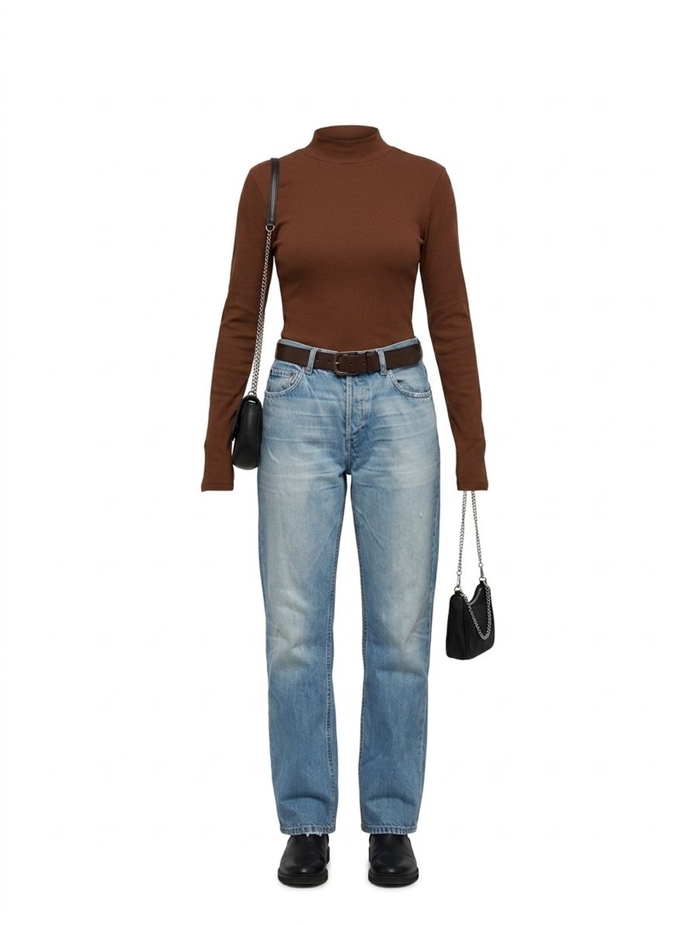 Hollister girls Brown Turtleneck Sweater